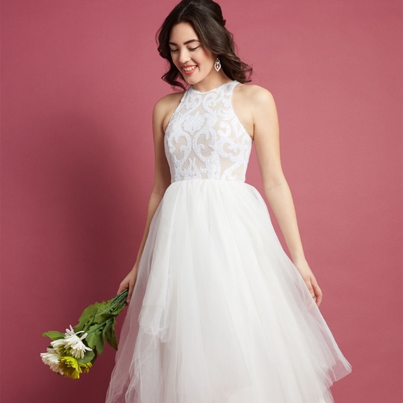 ModCloth Dresses & Skirts - Modcloth Bariano maxi dress size 6 bridal NWT
